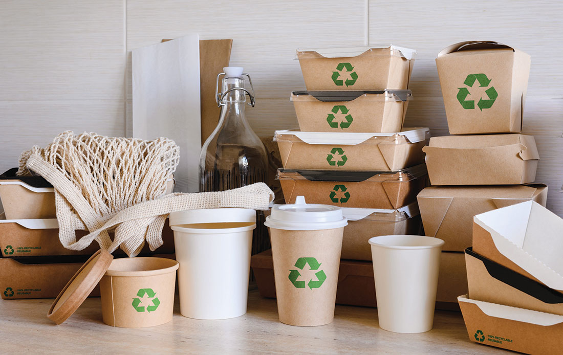 produkty z recyklovaného papíru